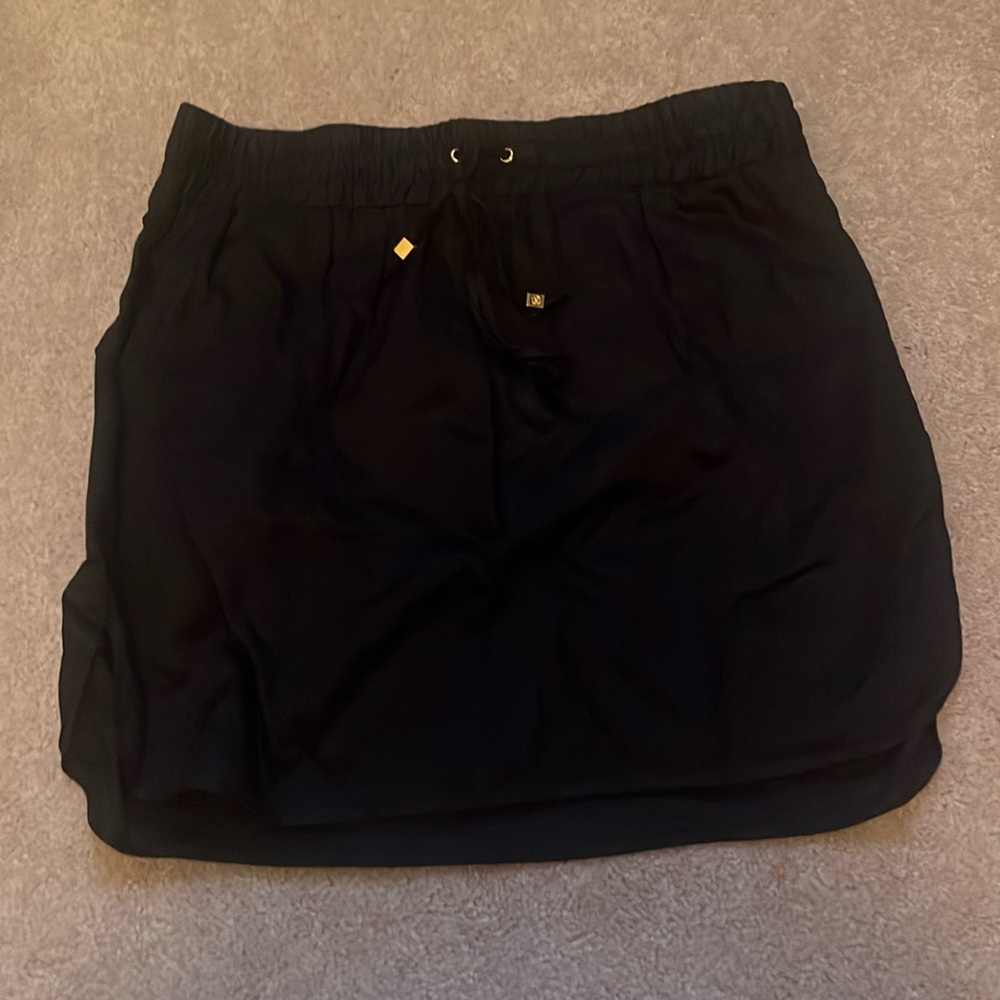 Michael Kors Linen Navy Mini Skirt